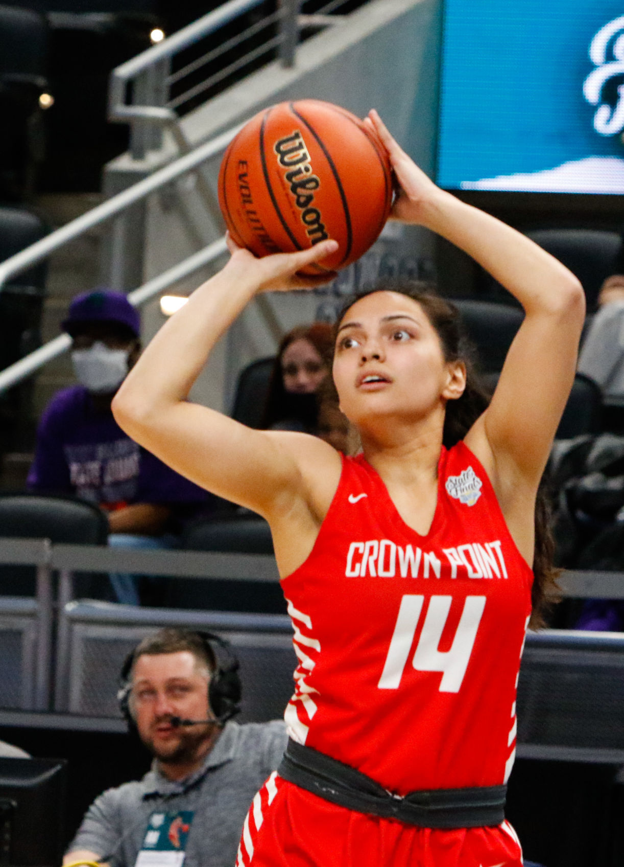 Gallery: 4A girls basketball state final - Crown Point vs. Brownsburg